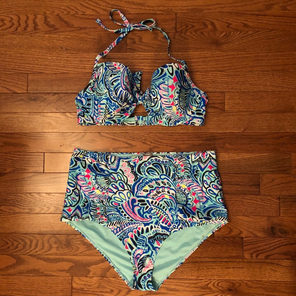Aerie Floral Bikini (Bottoms only)